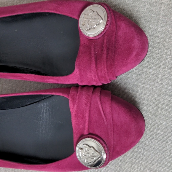 Gucci Hysteria Flats, Sz. 7.5, Dark Magenta - Picture 5 of 9